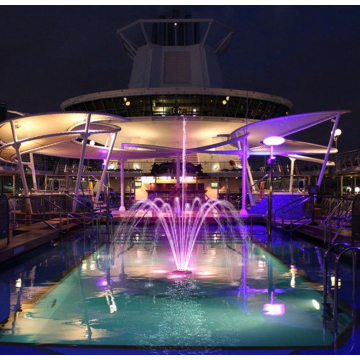 Floating fountain Danube