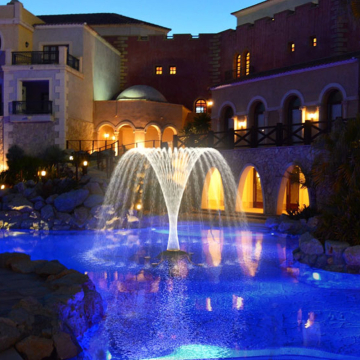 Floating fountain Palm Tree