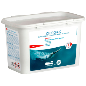 Quick dissolving chlorine granules 1 kg. Gre